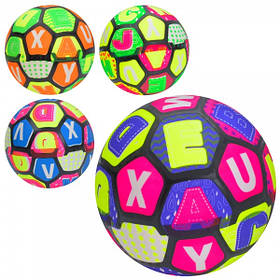 М'яч дитячий MS 4405 розмір 9 дюймів, вага 60г, малюнок (англійські літери), мікс кольорів.