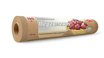 Пергамент для випікання силіконізований То є так коричневий 38 см 100 м