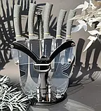 Набір кухонних ножів із підставкою 9 предметів Edenberg EB-11062 Набір ножів із неіржавкої сталі на підставці, фото 8