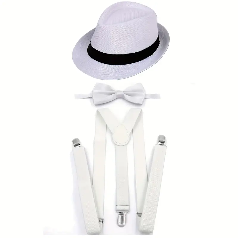 Костюм Гангстера Мафия. Мужской костюм в стиле Гэтсби белый, фото 1