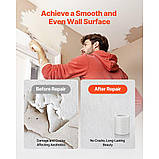 VEVOR 12x Стяжка для стикування Самоклеюча скловолоконні ремонтна стрічка для гіпсокартону 150 мм x 30 м, фото 2