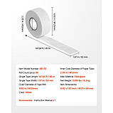 VEVOR 36x Стяжка для стикування Самоклеюча скловолоконні ремонтна стрічка для гіпсокартону 50 мм x 45 м 303242, фото 7