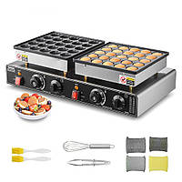 Міні-млинець VEVOR для голландських млинців, комерційний, для пекарні Dorayaki, 1800 Вт, 50 шт. 303835