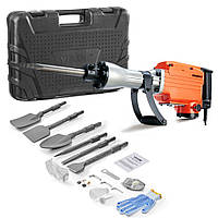 VEVOR Надпотужний бетонолом Відбійний молоток Зубило 2200 Вт 6 зубил Ударний молоток 304832