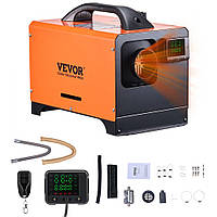 Дизельний повітряний обігрівач VEVOR, стоянковий обігрівач 8 кВт, 12-24 В, цифровий дисплей 306065