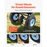 Розкидач насіння VEVOR Розкидач добрив Відцентровий розкидач 45 кг 95x60x94 см 305353, фото 5