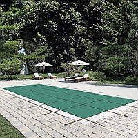 Накриття для басейну VEVOR прямокутне 5,47x12,7 м, зимове покриття поліпропіленове, огородження басейну зелене