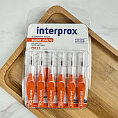 Щітка міжзубна INTERPROX 4G SUPER MICRO, 0.9 мм, 6 шт.