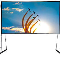 Портативний проекційний екран Vevor 150 дюймів 16:9, легкий, швидкий монтаж, чітке зображення 307326