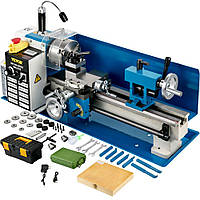 Міні-токарний верстат VEVOR 550 Вт, міні-токарний верстат по металу макс. 2500 об/хв, настільний токарний