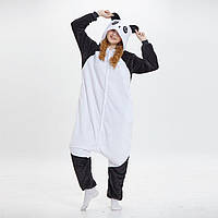 Детская Кигуруми Панда Кунг Фу Пижама Kigurumi Панда Кунг Фу для мальчиков и девушек Рост 140см Черный