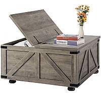 VEVOR журнальний столик коктейльний столик журнальний 914мм з ящиком квадратний 311752