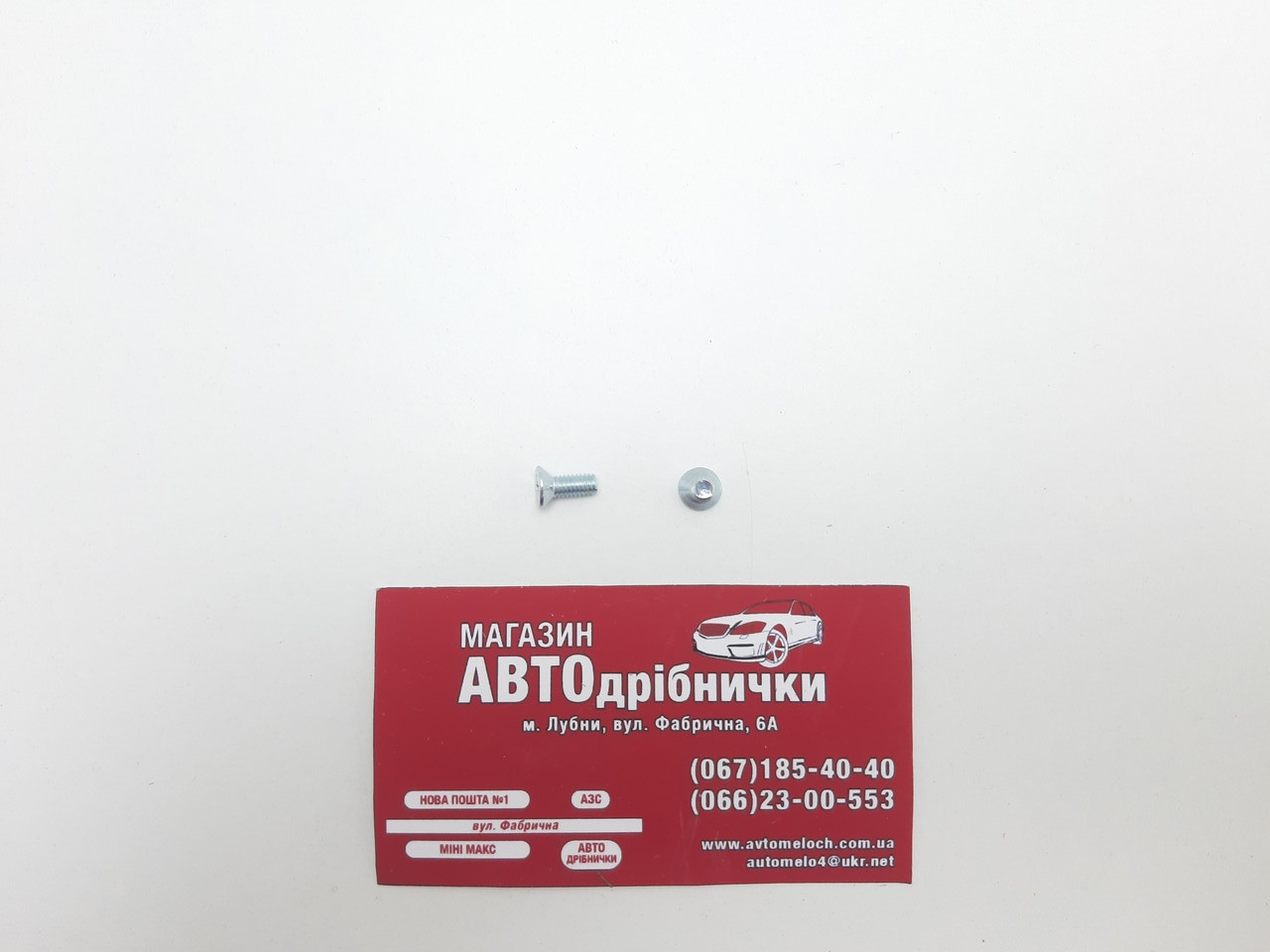 Гвинт оцинкований М4 L=10мм під шліц PH Metalvis