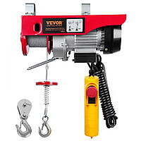 Електрична кабельна лебідка VEVOR від 125кг до 250кг висота підйому 12м кабельна лебідка моторна лебідка 510Вт