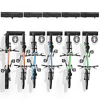 Велосипед VEVOR настінний кріплення гараж 6 велосипедів 5 шоломів 322511