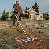 VEVOR Граблі газонні з ручкою Вирівнюючі граблі Lawn Care 355x762 мм 323586, фото 8