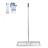 VEVOR Граблі газонні з ручкою Вирівнюючі граблі Lawn Care 355x762 мм 323586, фото 9