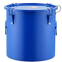 Відро для збору олії VEVOR для фритюру, 30-літрове відро для олії з вуглецевої сталі з покриттям з нержавіючої