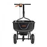 Розкидач добрив VEVOR 27,2 кг, відцентровий розкидач, пневматичні шини, ширина розкиду 3 м 323167, фото 10