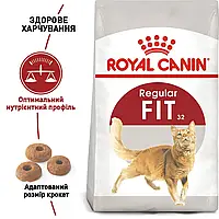 Royal Canin Fit 0.4 кг (Роял Канін Фіт) сухий корм для домашніх та вуличних котів