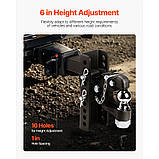 Vevor 310207 Trailer Hitch 9T Стволовий гак 63,5-76,2 мм кільце рамки 435x125x280 мм, фото 4