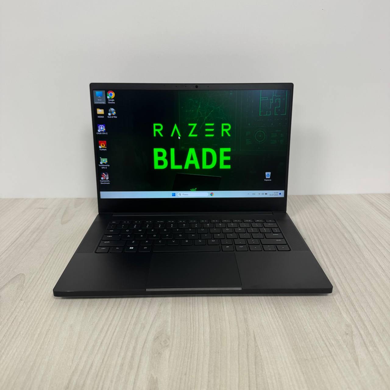 Ноутбук Razer Blade 14 RZ09-0427 14.0 2K IPS 165Hz Ryzen 9 6900HX 16Gb SSD1Tb NVMe RTX3070Ti-8Gb Б/В, фото 1