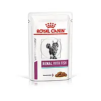 Royal Canin Renal Feline Fish 12×85 г (Роял Канін Ренал Фелін) вологий корм для котів, для нирок
