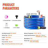 Vevor 310344 Шланг для підігріву води 7,6 м Шланг для питної води для будинку на колесах 160 Вт, фото 7