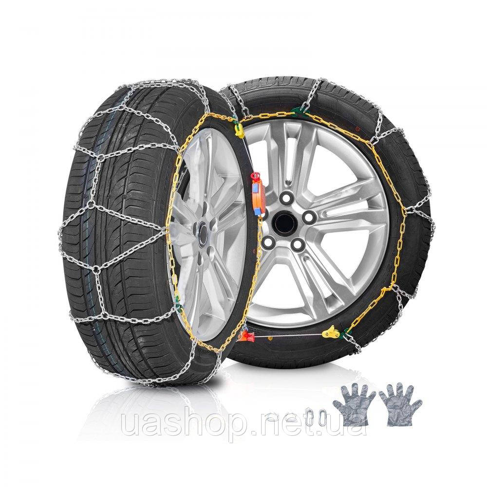 Vevor 310375 Ланцюги протиковзання з марганцевого сплаву, тягові шини, 2 шт. 610/685 мм, фото 1