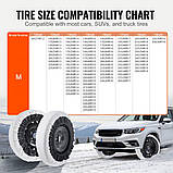Vevor 310377 Thickened Snow Socks Tires Snow Traction Tire Cover Medium Pack 2 шт., фото 3