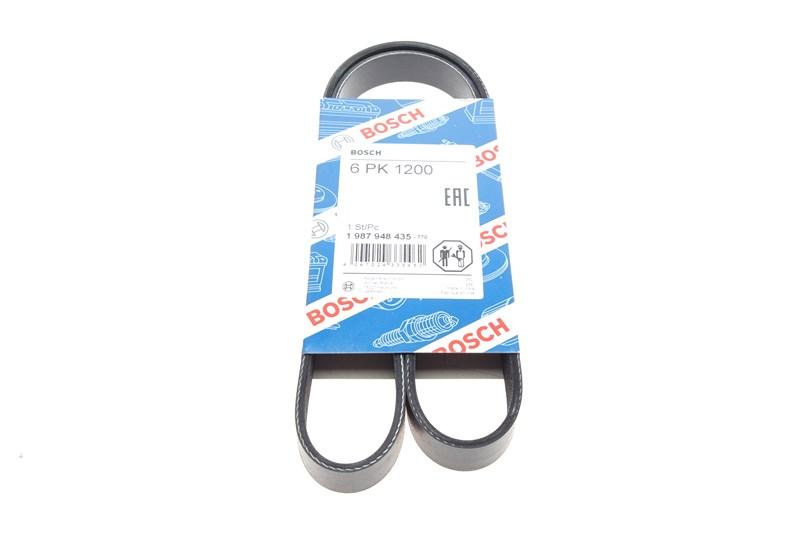 Полікліновий ремінь SUBARU JUSTY, LAND ROVER, BOSCH (1987948435), фото 1