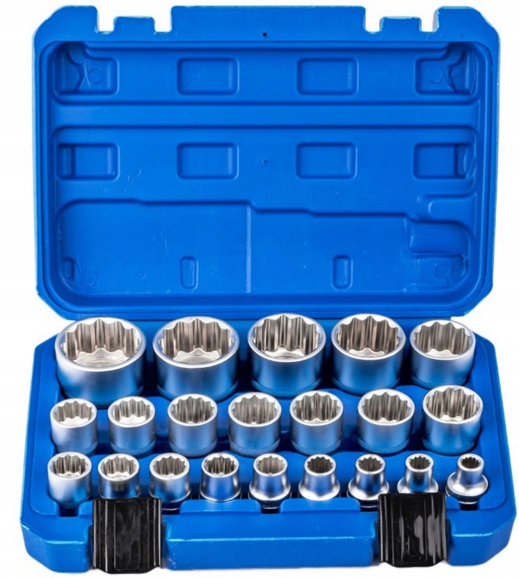 Набір головок 1/2" 12-гранних (8-36 мм) 21 шт. G13547