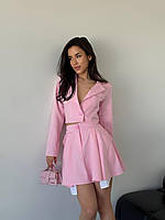 Костюм женский Трендовый укороченный Пиджак и Юбка