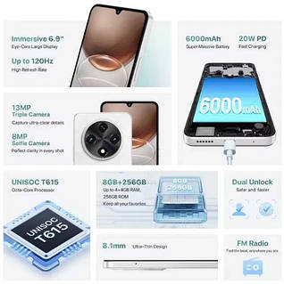 Смартфон Umidigi G100A 8/128 ГБ Глобальная версия новинка на