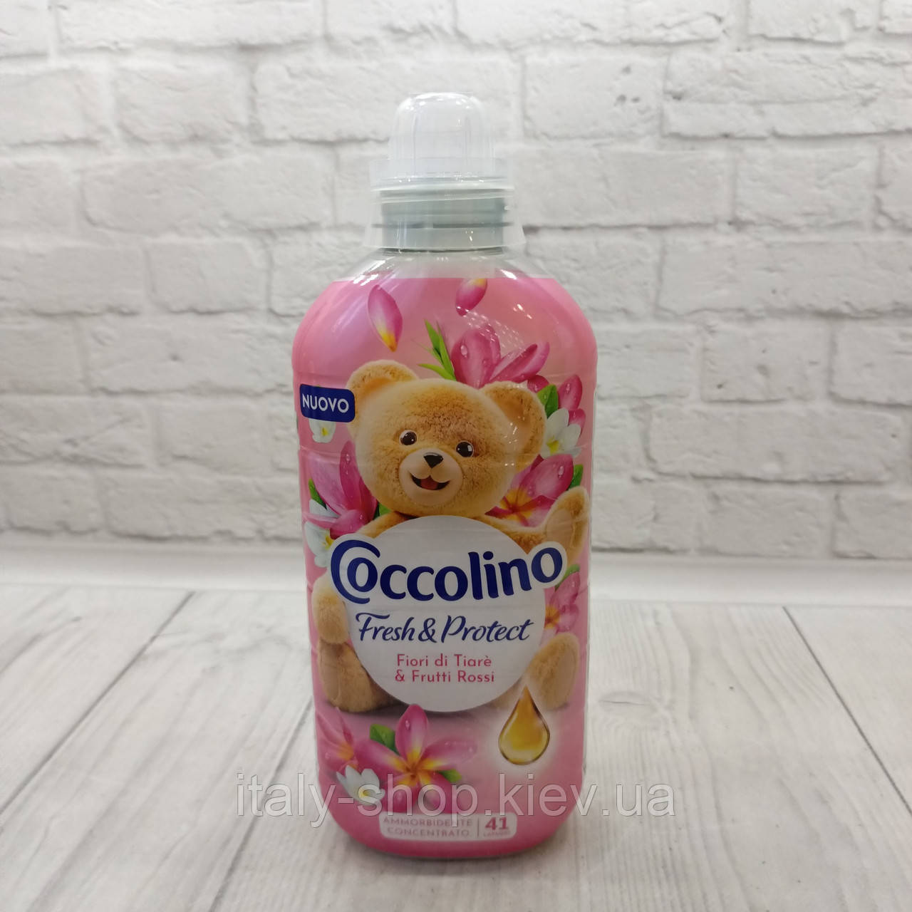 Кондиціонер-ополіскувач для білизни Coccolino Intense Care Fiori di Tiare e Frutti rossii, 952 мл, Італія, фото 1