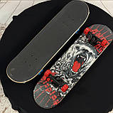 Скейтборд для дітей та підлітків, професійний скейтборд (скейт) із канадського клена, фірмовий скейт, фото 4