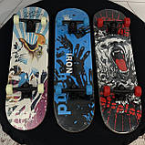 Скейтборд для дітей та підлітків, професійний скейтборд (скейт) із канадського клена, фірмовий скейт, фото 7