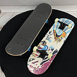 Скейтборд для дітей та підлітків, професійний скейтборд (скейт) із канадського клена, фірмовий скейт, фото 2