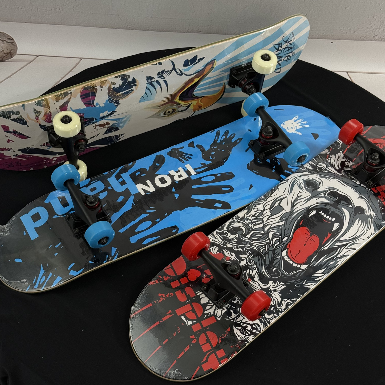 Скейтборд для дітей та підлітків, професійний скейтборд (скейт) із канадського клена, фірмовий скейт, фото 1