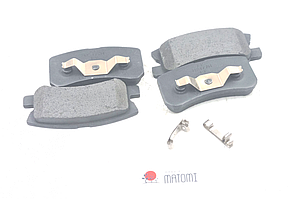 Колодки гальмівні задні MATOMI BP1759, Mitsubishi ASX, Outlander, Pajero Wagon 2006- OEM 4605A502