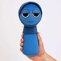 М’яка іграшка Спрунки Sprunki Джевин 30 см — синій герой у капюшоні, арт. 00517-74, фото 7