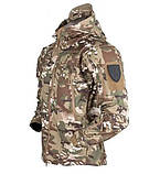Польовий костюм Multicam 6в1 HWB: куртка Softshell + штани + боєва сорочка + кепка + балаклава + рукавички РП ТМ, фото 2
