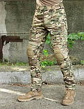 Польовий костюм Multicam 6в1 HWB: куртка Softshell + штани + боєва сорочка + кепка + балаклава + рукавички РП ТМ, фото 6