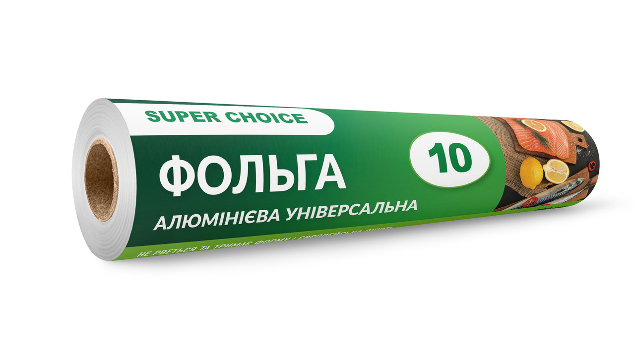 Фольга алюмінієва для запікання Super Choise 29см 9мкм "10", фото 1