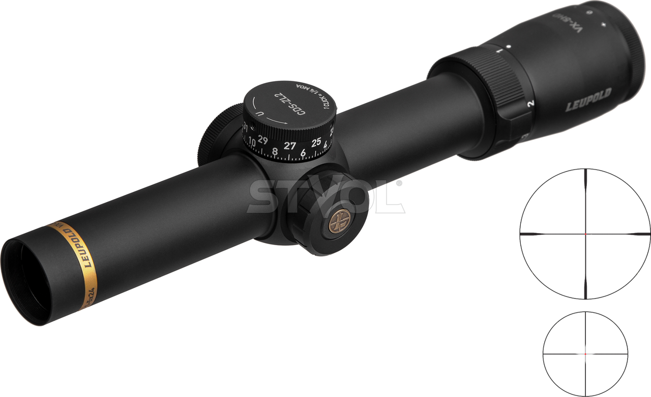 Прилад оптичний Leupold VX-5HD 1-5x24 (30 mm) CDS-ZL2 Illum. FireDot Duplex, фото 1