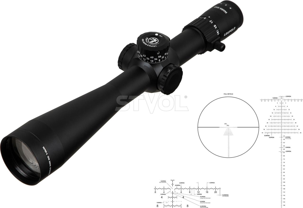 Прилад оптичний LEUPOLD MARK 5HD 7-35x56 (35 mm) M1C3 FFP PR2-MOA, фото 1