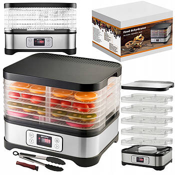 Сушарка для овочів і фруктів Ruhhy 25929 — 400 Вт, 5 секцій, 10 л