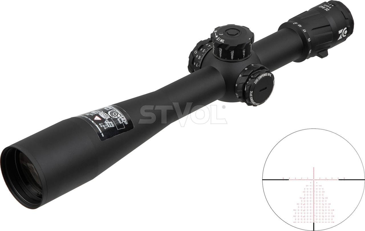 Приціл оптичний ZCO 8-40x56 (36 мм) 10MIL FFP illum. MPCT3X CCW, фото 1