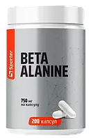 Sporter Beta Alanine 750 mg 200 caps , бета аланін