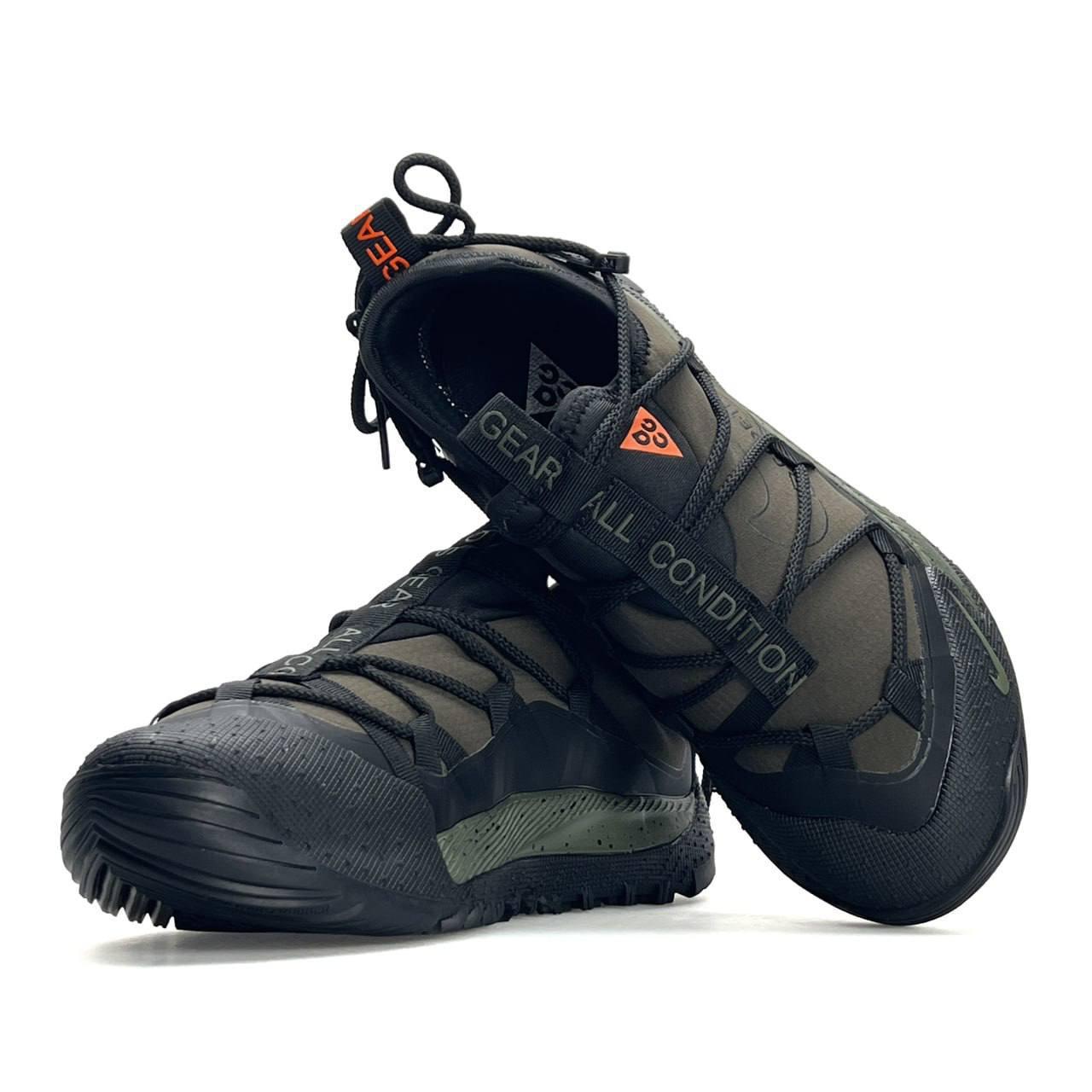 Чоловічі кросівки Nike ACG Terra Antarktik Low GTX Khaki, кеди Найк текстиль водовідштовхув. хакі. Чоловіче взуття, фото 1